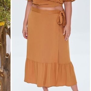 Forever 21 Maxi Wrap Skirt